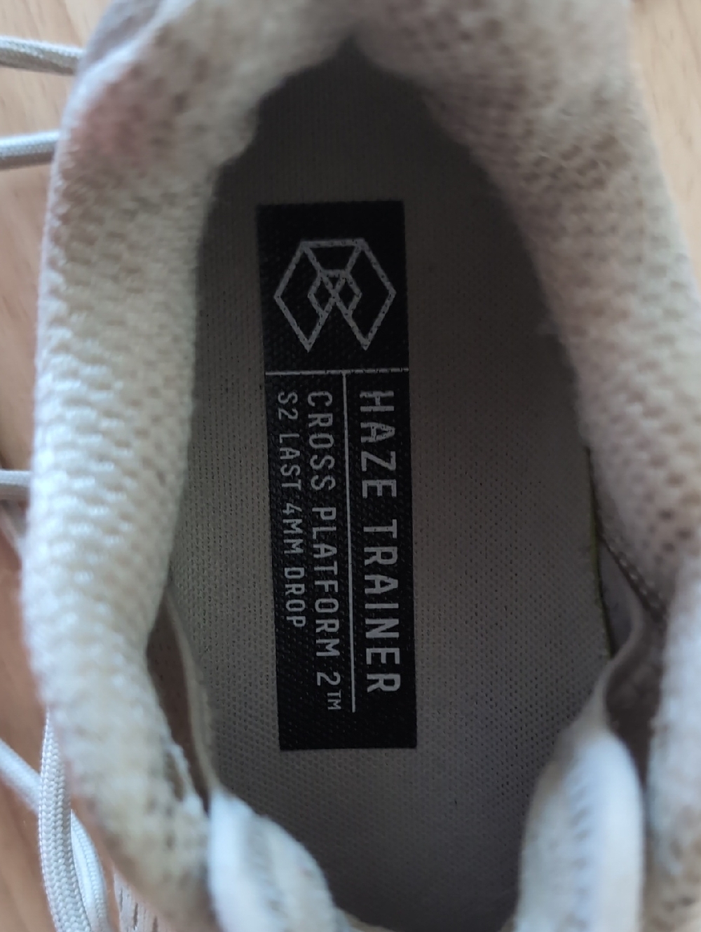 Strike Movement Haze Trainer Beige Knit with Gum Sole - Picture 2 of 9